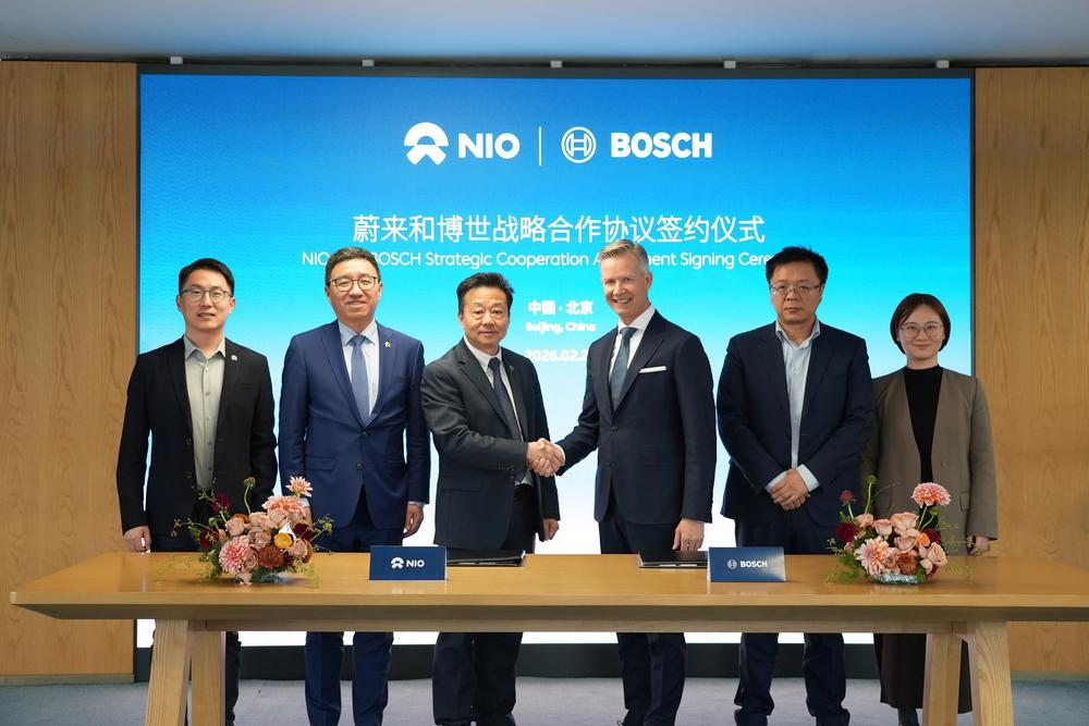 NIO and Bosch Sign Strategic Cooperation Agreement NIO and Bosch Sign Strategic Cooperation Agreement